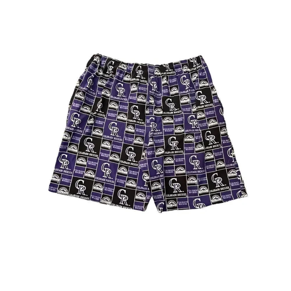 MLB Colorado Rockies Baseball Men's Pajama Lounge Shorts Size 2XL - Picture 2 of 4